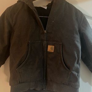 Brown Carhartt barn coat